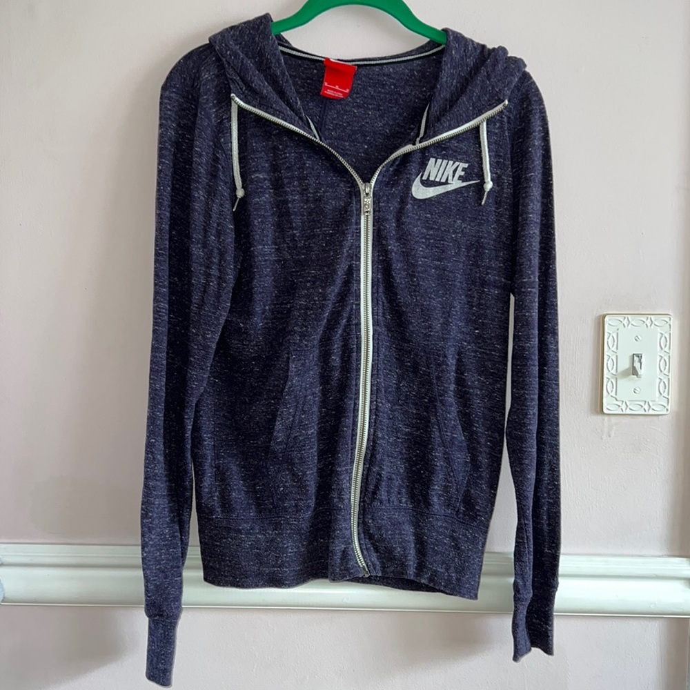 Nike Purple Gym Vintage Full Zip Hoodie